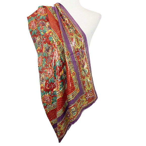 Oscar de la Renta Accessories - Vintage Oscar de la Renta for Accessory Street 43" Scarf